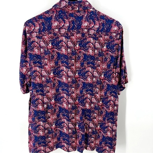 Nat Nast Silk Blend ShortSleeve button Down Shirt - Picture 2 of 6